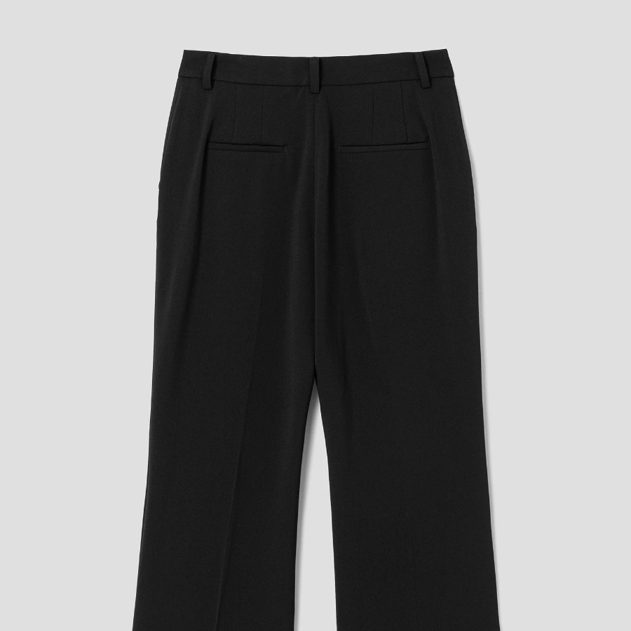 8 seconds Summer Bootcut Slacks — Black