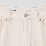 8 seconds Lightweight Straight Denim Pants — Ivory