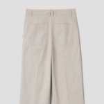 8 seconds Cotton Two-Tuck Casual Pants — Beige