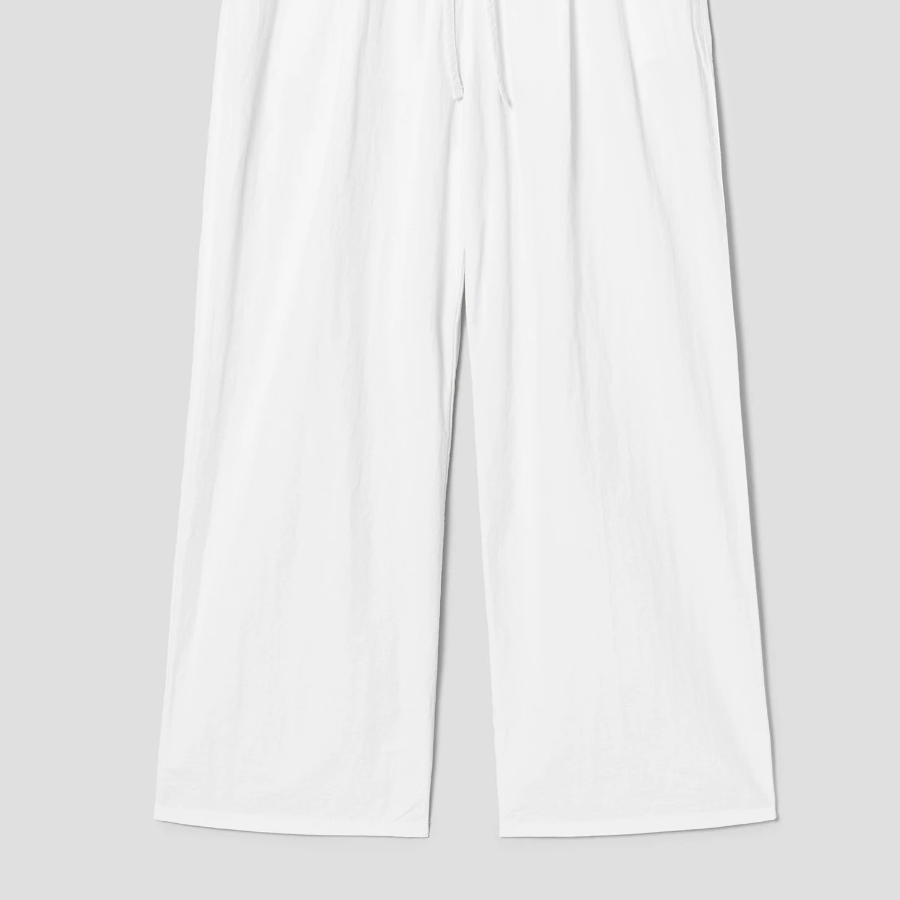 8 seconds Nylon Banding Pants — White