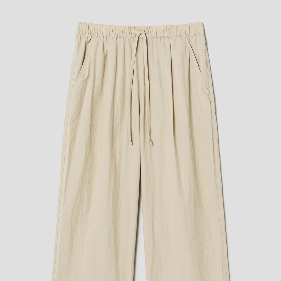 8 seconds Nylon Banding Pants — Beige