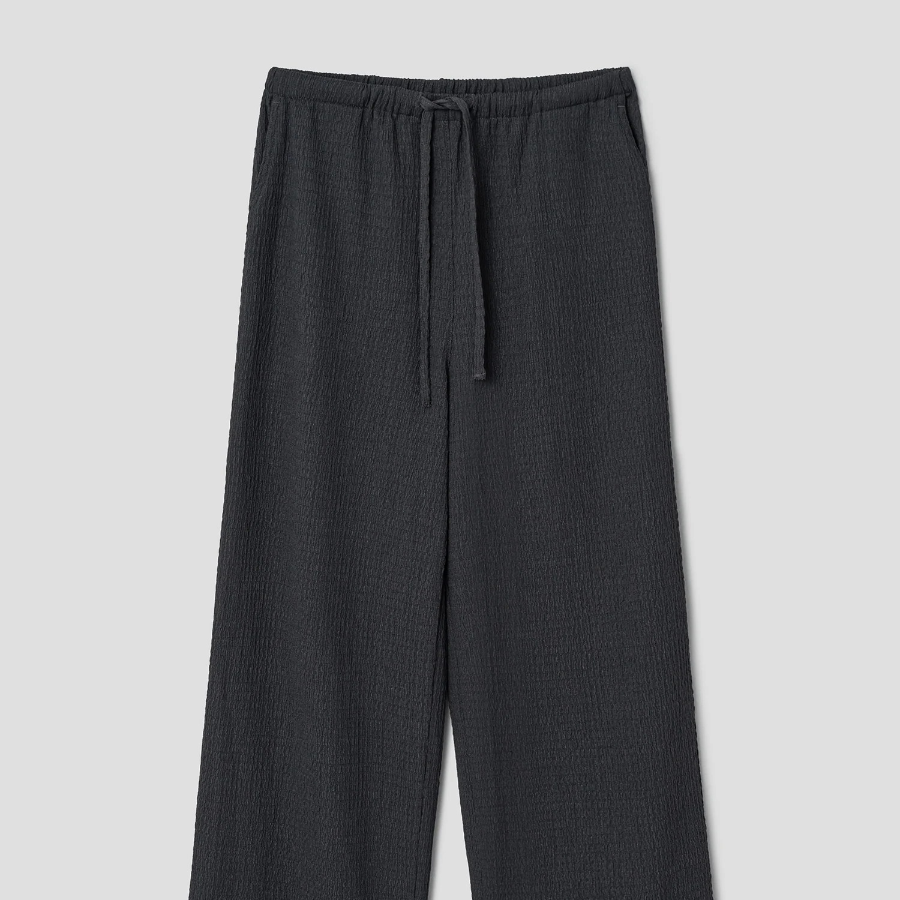 8 seconds Wrinkle Jersey Easy Pants — Ash