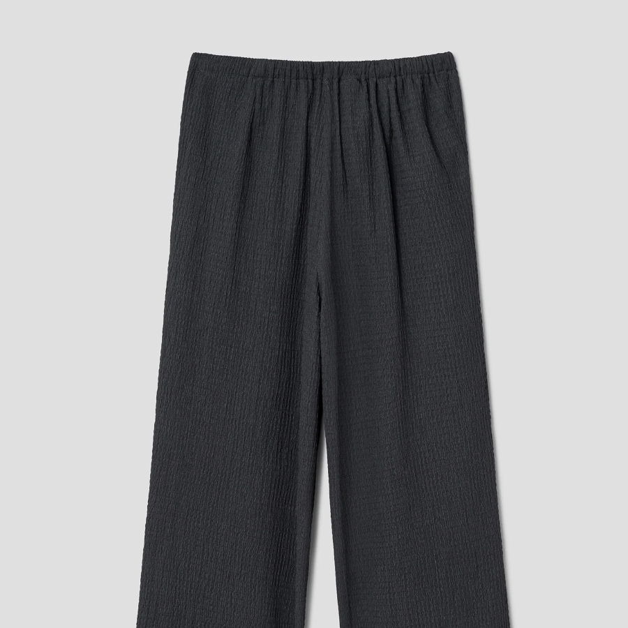 8 seconds Wrinkle Jersey Easy Pants — Ash