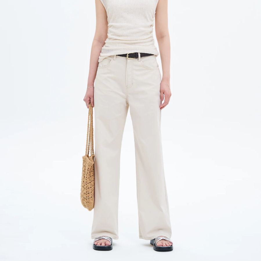 8 seconds Texture Pants — Ivory