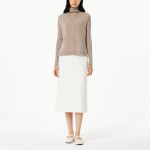 JAJU Merino Wool V-Neck Knit Vest – Beige