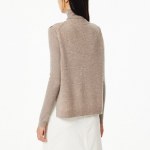 JAJU Merino Wool V-Neck Knit Vest – Beige