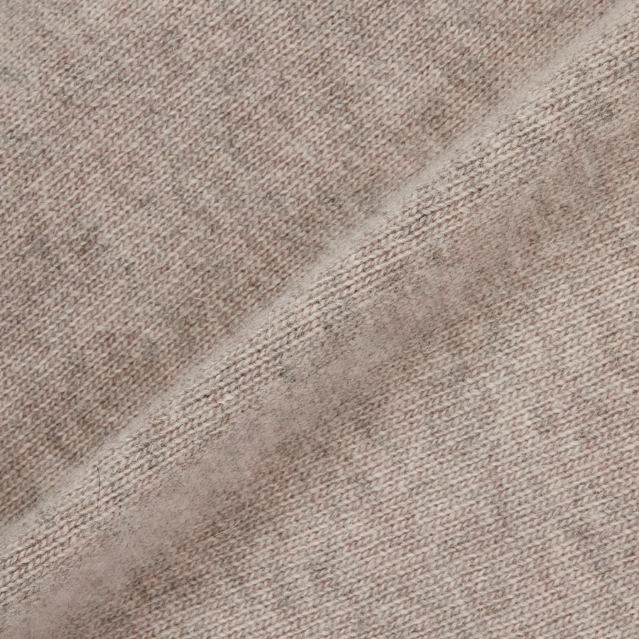 JAJU Merino Wool V-Neck Knit Vest – Beige