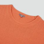 JAJU Washable Short Sleeve Knit – Orange