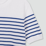 JAJU Washable Short Sleeve Knit – Light Blue