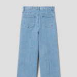 8 seconds Clean Washing Straight Denim Pants — Sky Blue