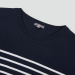 JAJU Washable Short Sleeve Knit – Dark Navy