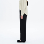 8 seconds Spring Basic Straight Fit Slacks — Black