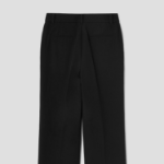 8 seconds Spring Basic Straight Fit Slacks — Black