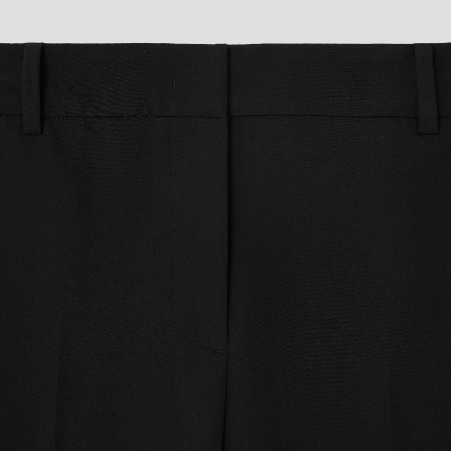 8 seconds Spring Basic Straight Fit Slacks — Black