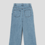 8 seconds High Waist Semi Wide Denim — Sky Blue