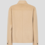 AMI Boxy Buttoned Jacket – Sand