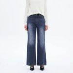 8 seconds Inseam Cut Bootcut Lightweight Denim — Blue