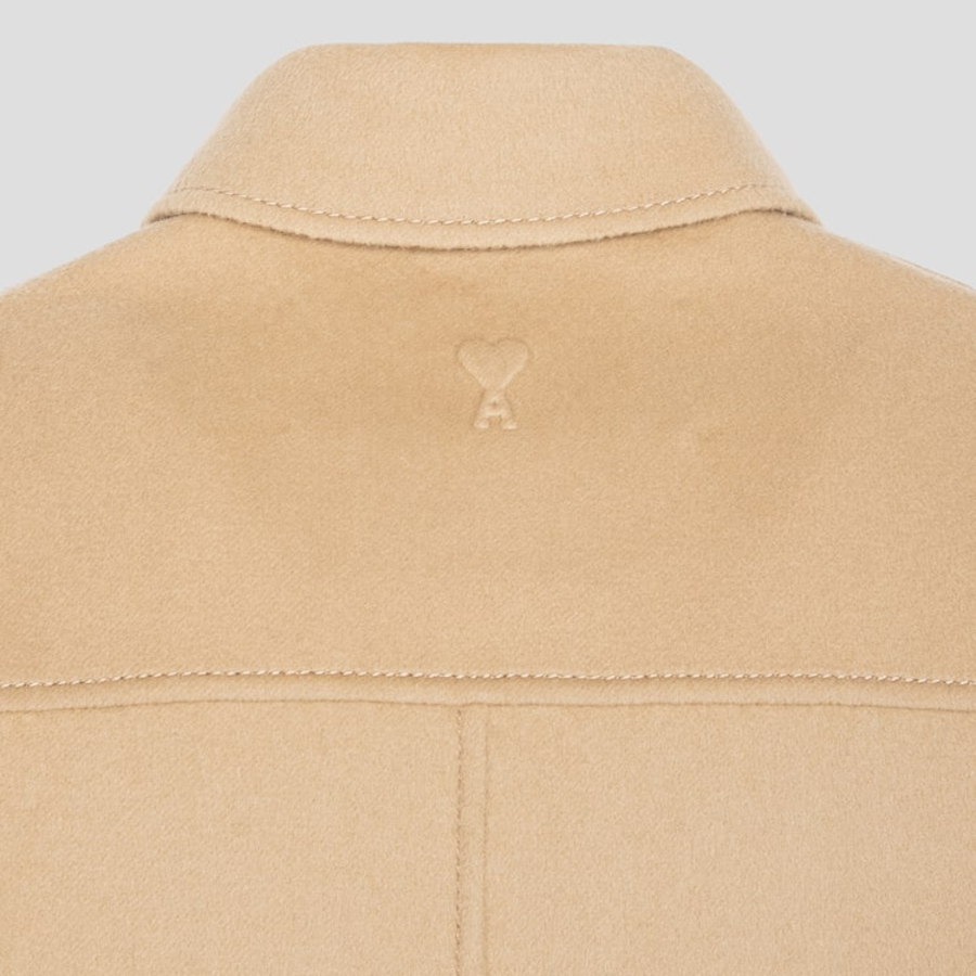 AMI Boxy Buttoned Jacket – Sand