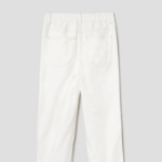 Pigment Banding Straight Denim — Ivory