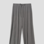 Pleated Easy Banding Pants — Ash