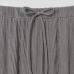 Pleated Easy Banding Pants — Ash