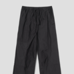 Cotton String Banding Pants — Ash