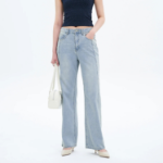 8 seconds Semi Bootcut Denim Pants - Sky Blue