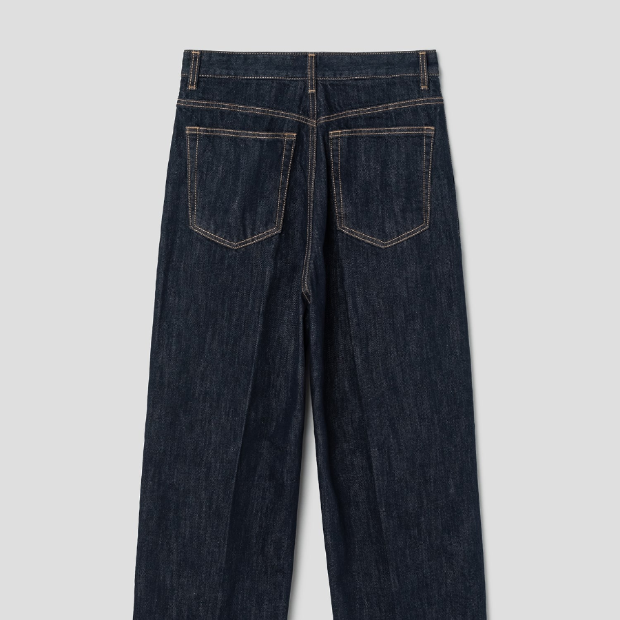8 seconds Straight Denim Pants - Navy