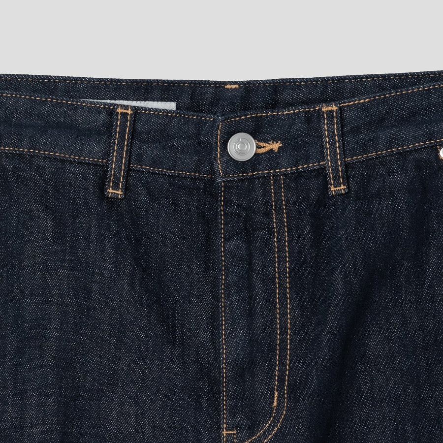8 seconds Straight Denim Pants - Navy