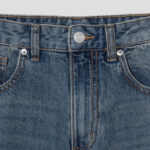 8 seconds Damaged Straight Denim - Blue