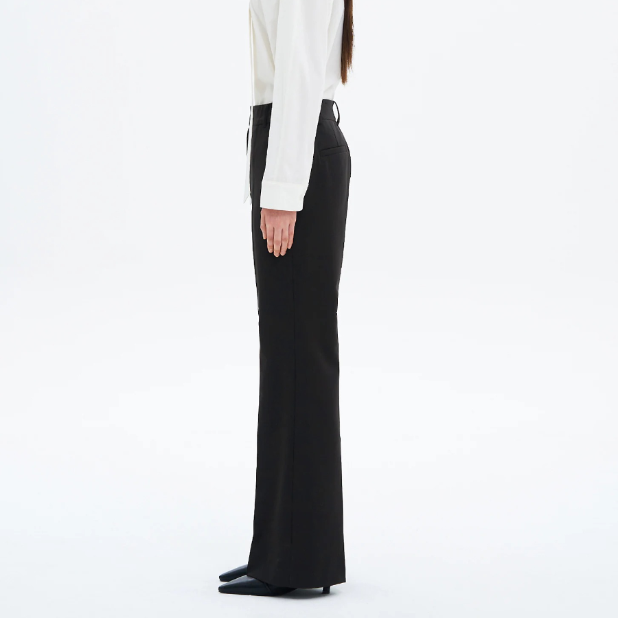 8 seconds Spring Basic Bootcut Slacks - Black