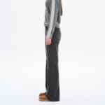 8 seconds Thin Washing Long Bootcut Denim Pants - Ash