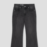 8 seconds Thin Washing Long Bootcut Denim Pants - Ash