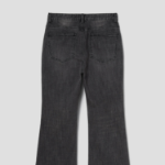 8 seconds Thin Washing Long Bootcut Denim Pants - Ash
