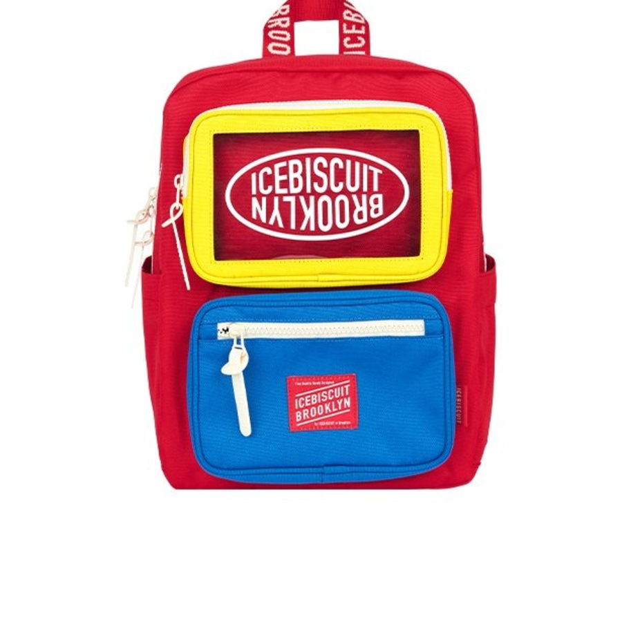 ICEBISCUIT [Signature] Color Block Square Mini Backpack – IB55BG577