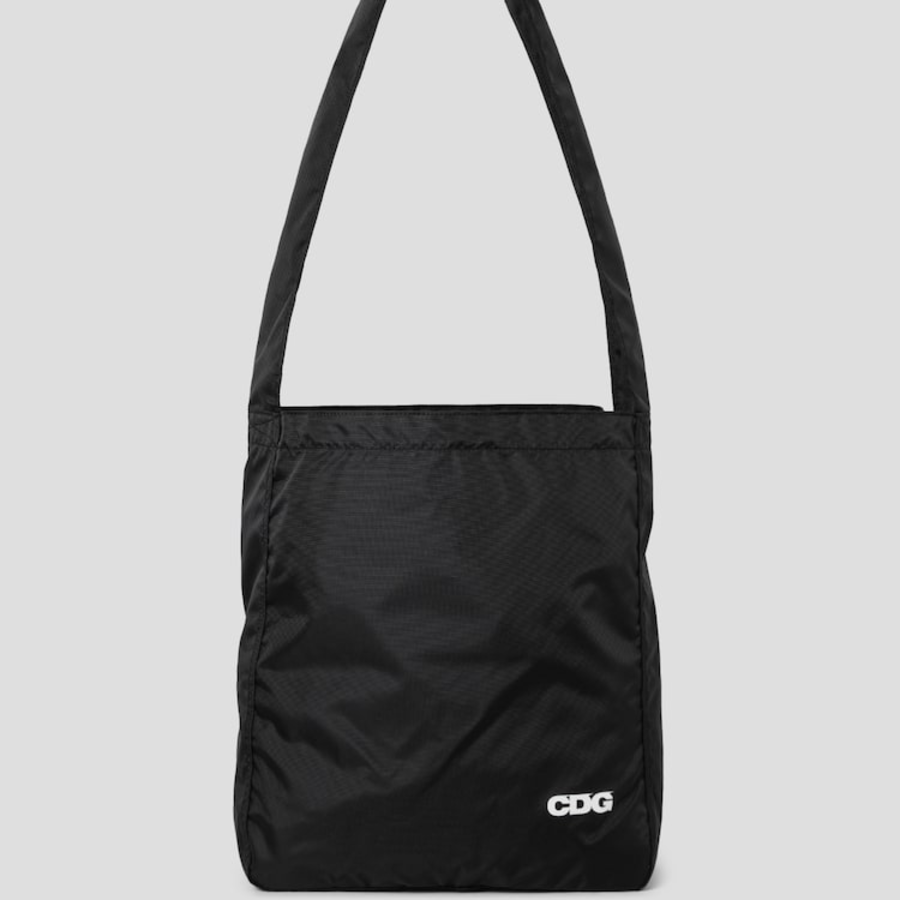CDGCDGCDG Nylon Shoulder Bag – Black