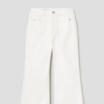 8 seconds Out Pocket Bootcut Denim Pants - Ivory