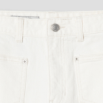 8 seconds Out Pocket Bootcut Denim Pants - Ivory