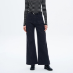 8 seconds Out Pocket Bootcut Denim Pants - Navy