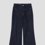 8 seconds Out Pocket Bootcut Denim Pants - Navy