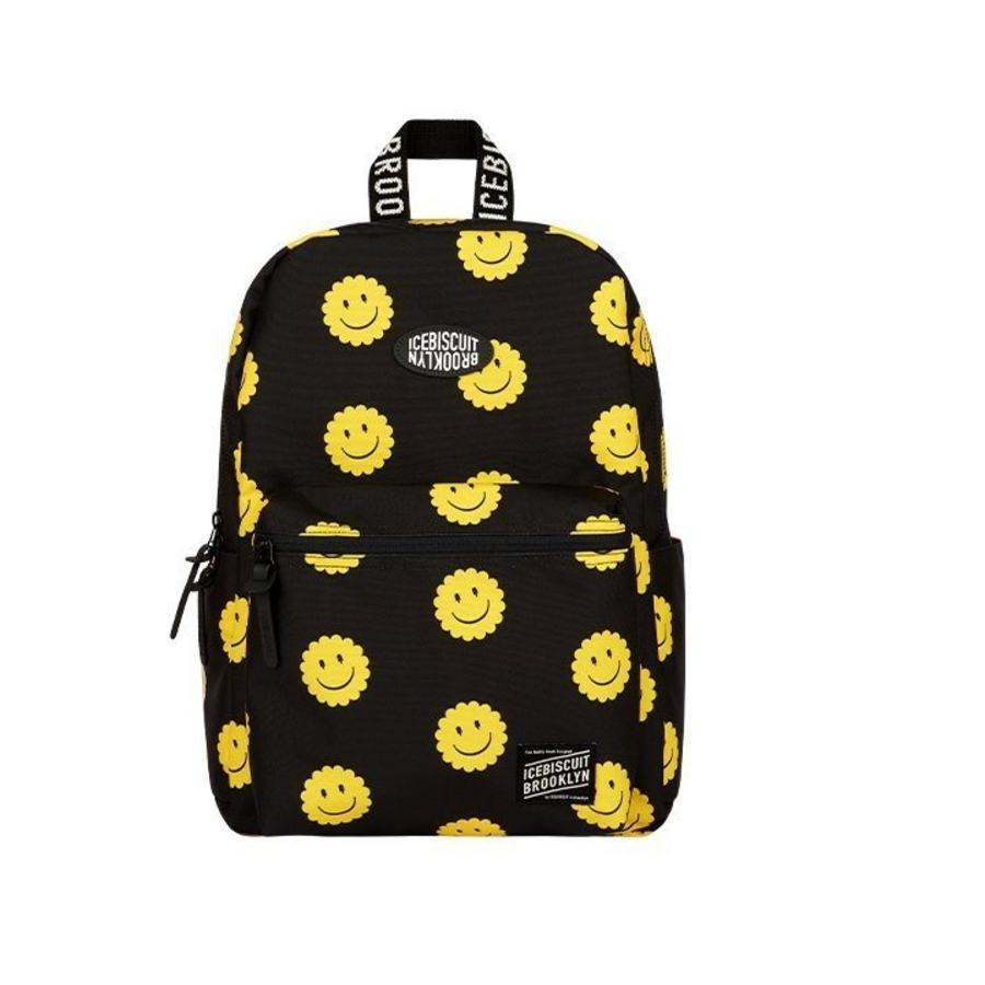 ICEBISCUIT [Signature] All Over Smiley Lightweight Backpack – IB45BG571