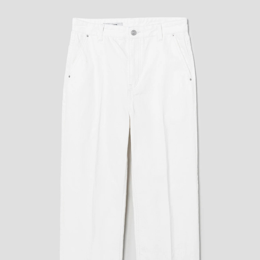 8 seconds Straight Denim Pants - Ivory