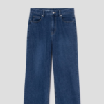 8 seconds Long Slim Straight Denim Pants - Blue