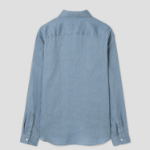 Theory Men Relaxed Linen Irving Shirt - Rainstorm