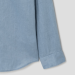 Theory Men Relaxed Linen Irving Shirt - Rainstorm