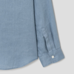 Theory Men Relaxed Linen Irving Shirt - Rainstorm