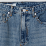 8 seconds Vintage Washing Wide Tapered Denim - Blue