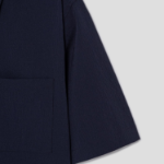 Theory Men Kelso Short Sleeve Overshirt - Baltic