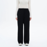 8 seconds Basic Straight Slacks - Black