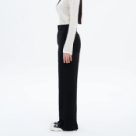 8 seconds Basic Straight Slacks - Black